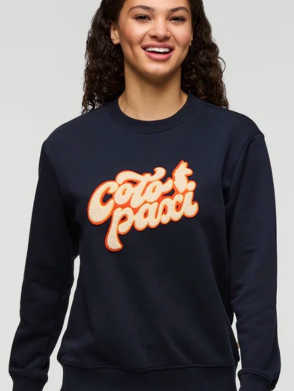 Cotopaxi Coto-Patch Crewneck Sweatshirt Navy Blue XL